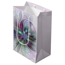 Kleurrijke Fantasy Abstract Modern Fractal Flower Medium Cadeauzakje
