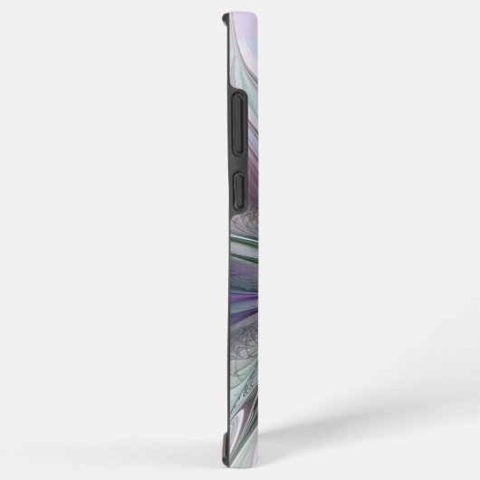 Kleurrijke Fantasy Abstract Modern Fractal Flower Samsung Galaxy Hoesje (Rechterkant)