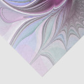 Kleurrijke Fantasy Abstract Modern Fractal Flower Tissuepapier (Detail)