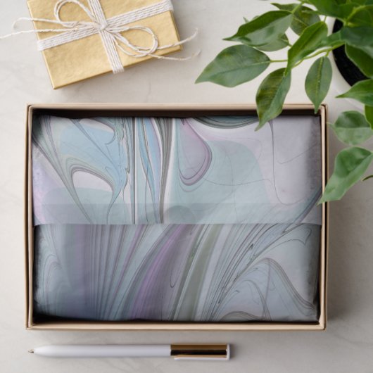 Kleurrijke Fantasy Abstract Modern Fractal Flower Tissuepapier (Geschenk)