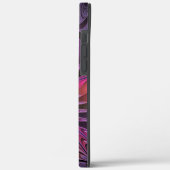 Kleurrijke Fantasy Abstracte Trippy Paarse Fractal Case-Mate iPhone Case (Achterkant / Links)