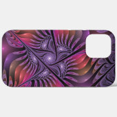 Kleurrijke Fantasy Abstracte Trippy Paarse Fractal Case-Mate iPhone Case (Achterkant (horizontaal))