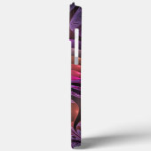 Kleurrijke Fantasy Abstracte Trippy Paarse Fractal Case-Mate iPhone Case (Achterkant / Links)
