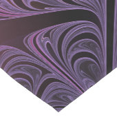 Kleurrijke Fantasy Abstracte Trippy Paarse Fractal Korte Tafelloper (Hoek)