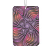 Kleurrijke Fantasy Abstracte Trippy Paarse Fractal Luchtverfrisser (Achterkant)