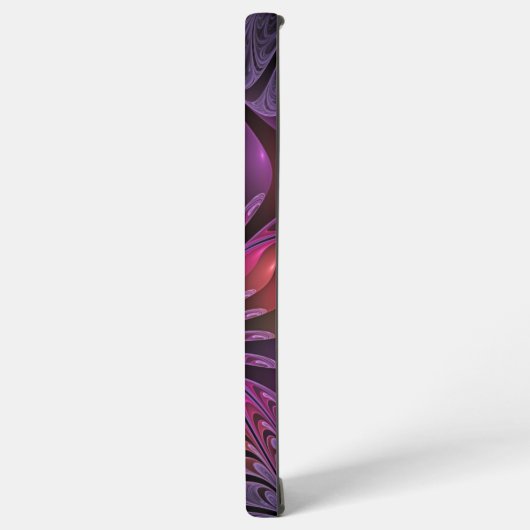 Kleurrijke Fantasy Abstracte Trippy Paarse Fractal Samsung Galaxy Hoesje (Linkerkant)