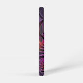 Kleurrijke Fantasy Abstracte Trippy Paarse Fractal Samsung Galaxy Hoesje (Rechterkant)