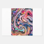 Kleurrijke Fantasy Abstraction Inpakpapier Vel (Voorkant 3)