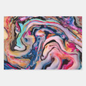 Kleurrijke Fantasy Abstraction Inpakpapier Vel (Voorkant 2)