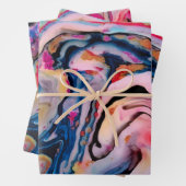 Kleurrijke Fantasy Abstraction Inpakpapier Vel (In situ)