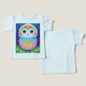 Kleurrijke Fantasy Animal Print T-shirt (Ontwerp Voorkant & Achterkant)