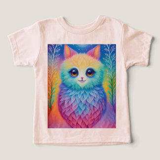 Kleurrijke Fantasy Animal Print T-shirt