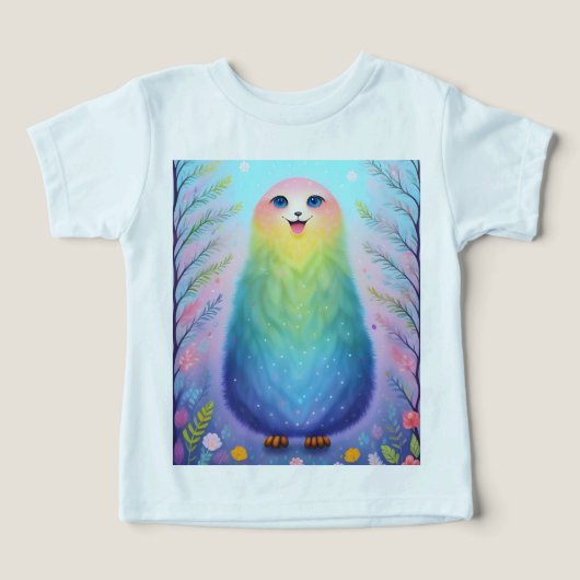 Kleurrijke Fantasy Animal Print T-shirt (Design voorkant)