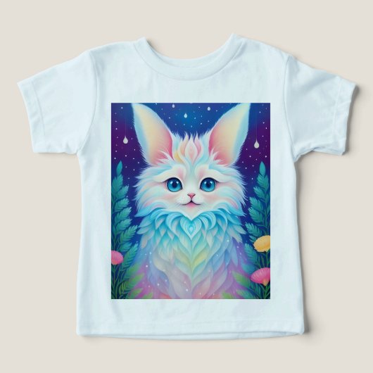 Kleurrijke Fantasy Animal Print T-shirt (Design voorkant)