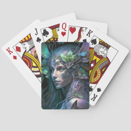 Kleurrijke Fantasy Art-speelkaarten Pokerkaarten (Achterkant)