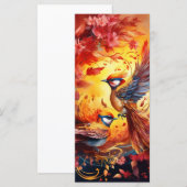 Kleurrijke Fantasy Bird Art (Voorkant / Achterkant)