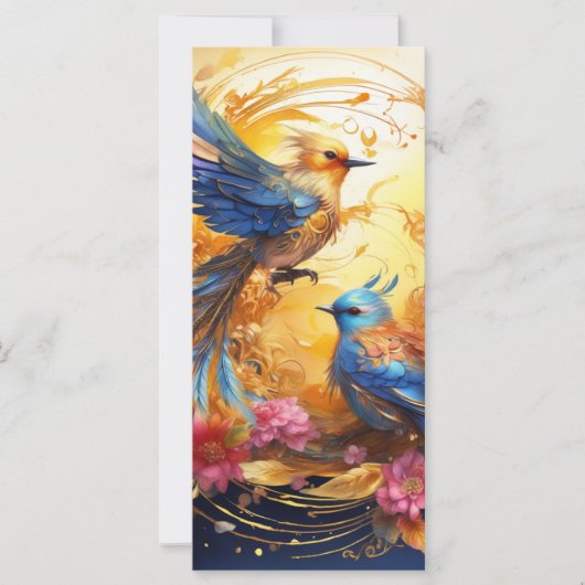 Kleurrijke Fantasy Bird Art (Voorkant)