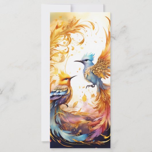 Kleurrijke Fantasy Bird Art (Voorkant)