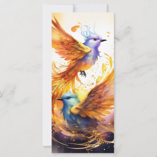 Kleurrijke Fantasy Bird Art (Voorkant)