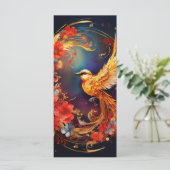 Kleurrijke Fantasy Bird Art (Staand voorkant)