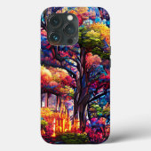Kleurrijke Fantasy Foliage Case-Mate iPhone Case (Achterkant)