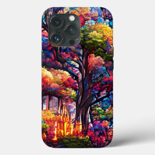 Kleurrijke Fantasy Foliage Case-Mate iPhone Case