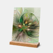 Kleurrijke Fantasy Modern Abstracte fractale venti Acryl Bord (Hoek)