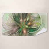 Kleurrijke Fantasy Modern Abstracte fractale venti Badhanddoek (Badhanddoek)