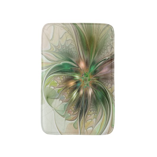 Kleurrijke Fantasy Modern Abstracte fractale venti Badmat (Voorkant Verticaal)