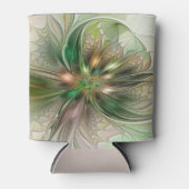 Kleurrijke Fantasy Modern Abstracte fractale venti Blikjeskoeler (Voorkant)