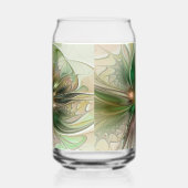 Kleurrijke Fantasy Modern Abstracte fractale venti Blikvorm Glas (Links)