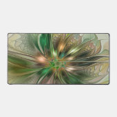 Kleurrijke Fantasy Modern Abstracte fractale venti Bureaumat (Voorkant)