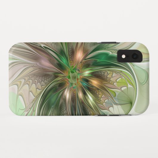 Kleurrijke Fantasy Modern Abstracte fractale venti Case-Mate iPhone Case (Achterkant (horizontaal))