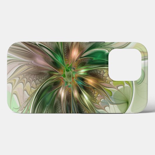 Kleurrijke Fantasy Modern Abstracte fractale venti Case-Mate iPhone Case (Achterkant (horizontaal))