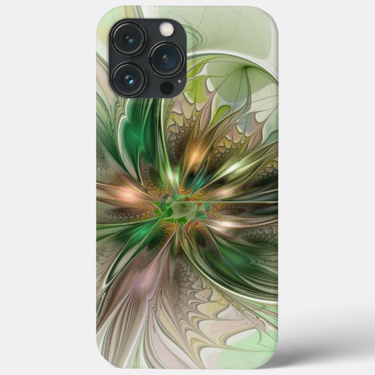 Kleurrijke Fantasy Modern Abstracte fractale venti Case-Mate iPhone Case (Achterkant)