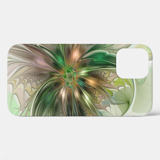 Kleurrijke Fantasy Modern Abstracte fractale venti Case-Mate iPhone Case (Achterkant (horizontaal))