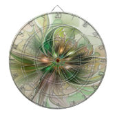 Kleurrijke Fantasy Modern Abstracte fractale venti Dartbord (Voorkant)