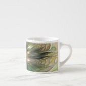 Kleurrijke Fantasy Modern Abstracte fractale venti Espresso Kop (Rechts)