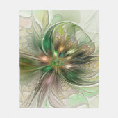 Kleurrijke Fantasy Modern Abstracte fractale venti Fleece Deken (Voorkant)