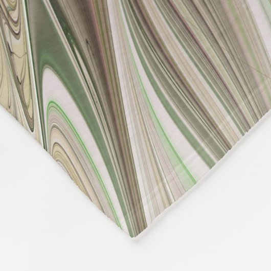 Kleurrijke Fantasy Modern Abstracte fractale venti Fleece Deken (Hoek)