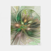 Kleurrijke Fantasy Modern Abstracte fractale venti Fleece Deken (Voorkant)