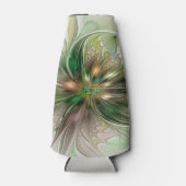 Kleurrijke Fantasy Modern Abstracte fractale venti Flesjeskoeler (Voorkant)