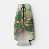 Kleurrijke Fantasy Modern Abstracte fractale venti Flesjeskoeler (Achterkant)