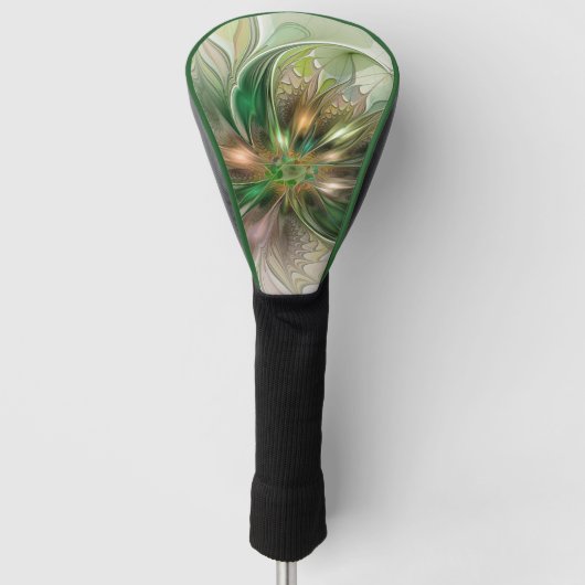 Kleurrijke Fantasy Modern Abstracte fractale venti Golfheadcover (Voorkant)