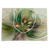 Kleurrijke Fantasy Modern Abstracte fractale venti Groot Cadeauzakje (Voorkant)