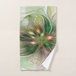 Kleurrijke Fantasy Modern Abstracte fractale venti Handdoek