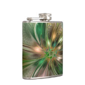 Kleurrijke Fantasy Modern Abstracte fractale venti Heupfles (Rechts)