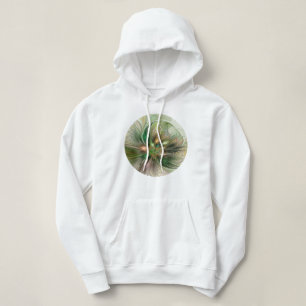 Kleurrijke Fantasy Modern Abstracte fractale venti Hoodie