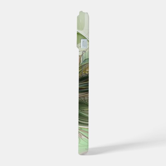 Kleurrijke Fantasy Modern Abstracte fractale venti iPhone 15 Case (Linkerkant)