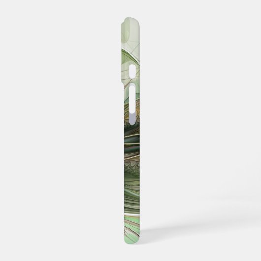 Kleurrijke Fantasy Modern Abstracte fractale venti iPhone 16 Hoesje (Linkerkant)